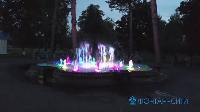 Светомузыкальный фонтан с декоративной опалубкой в Скарятинском сквере, г.Чистополь. 2019 г смотреть онлайн