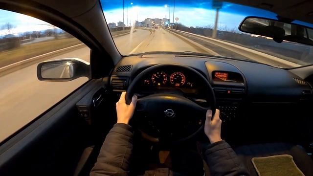OPEL ASTRA G 1.6 (1998-2002) *85 HP* City Drive Test [POV] смотреть онлайн