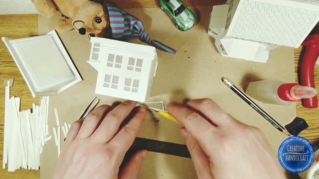 Creative handicraft - Новогодние домики из бумаги (Часть 2) DIY смотреть онлайн