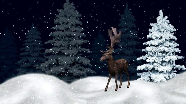 Фон для видеомонтажа Зимой в лесу HD Video Background Winter in the forest смотреть онлайн