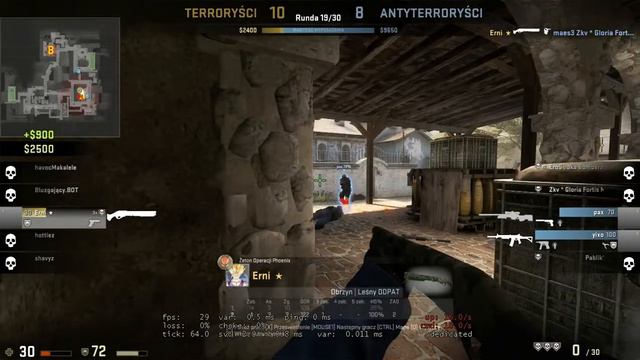CS:GO 1vs5 4 kills with Sawed-Off смотреть онлайн