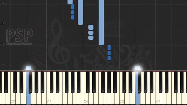 (EASY) L.van.BEETHOVEN - Fifth Symphony first movement (synthesia) [piano solo tutorial] смотреть онлайн
