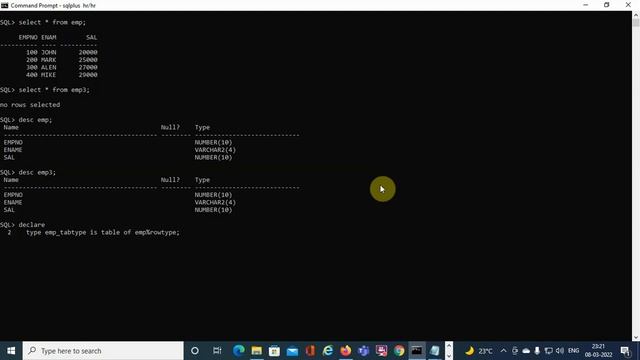 Data Transfer among Tables using Collection in PLSQL | Oracle Collections | Oracle PLSQL tutorial смотреть онлайн
