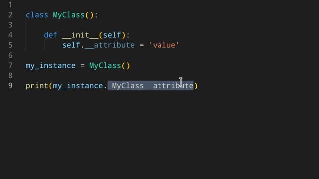 5/6 OOP & Classes in Python: Private Variables and Name Mangling смотреть онлайн