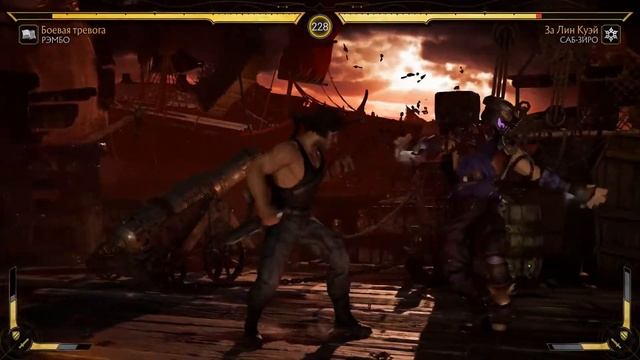 Прохождение башни Воина за Джона Рэмбо в Mortal Kombat 11 (Без комментариев) смотреть онлайн