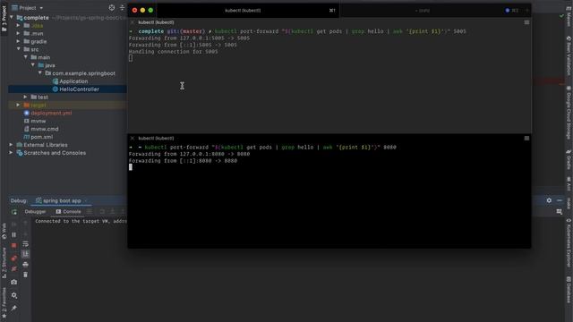 Spring Boot Debug in Kubernetes смотреть онлайн