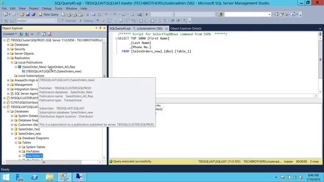 SQL DBA Tutorial 180-How to setup Replication with AlwaysOn Availability Group in SQL Server P2 смотреть онлайн