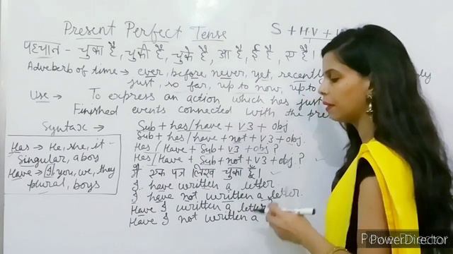 PRESENT PERFECT TENSE смотреть онлайн