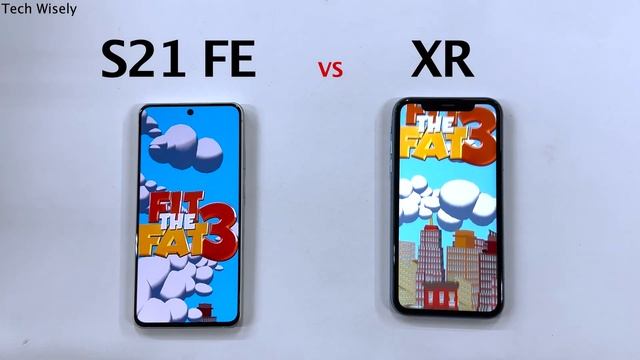 SAMSUNG S21 FE vs iPhone XR - Speed Test смотреть онлайн
