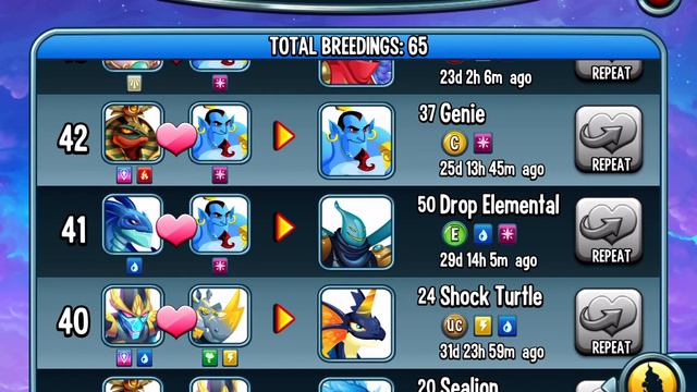 How to breed drop elemental🔥🔥🔥👍🏼. (Monster legends) смотреть онлайн