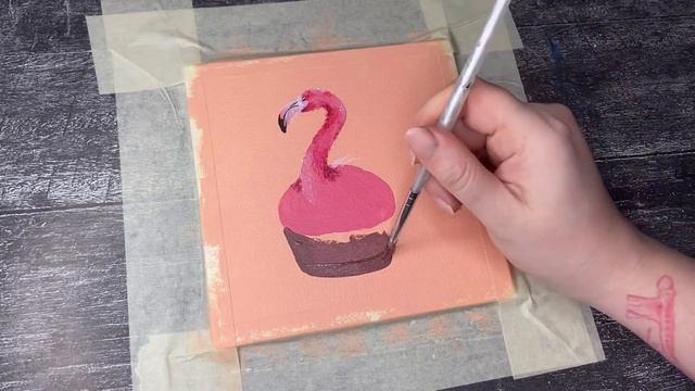 Pink Flamingo | 30/23 Days Challenge | Surrealistic Picture | Розовый фламинго | Сюрреализм