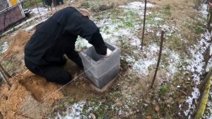 Самый дешевый фундамент за 1 день! Столбчатый фундамент за 7400 под 45 квадратов