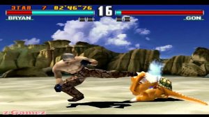 Tekken 3 HARD - Bryan fury full playtrough / Полное прохождение ( 8:12 )