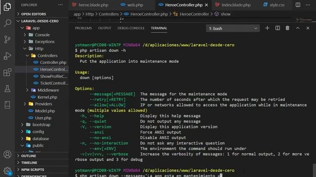 Laravel desde cero - Clase 07 Artisan CLI ?? ?️ смотреть онлайн
