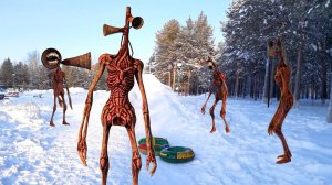 Сиреноголовый вернулся к нам в нашу реальность покататься