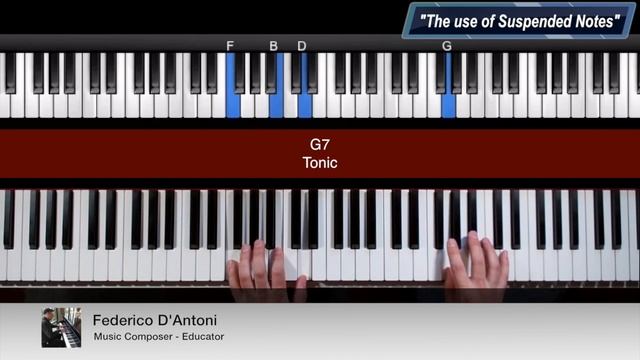 Suspended Notes in Musical Composition - Piano Tutorial смотреть онлайн