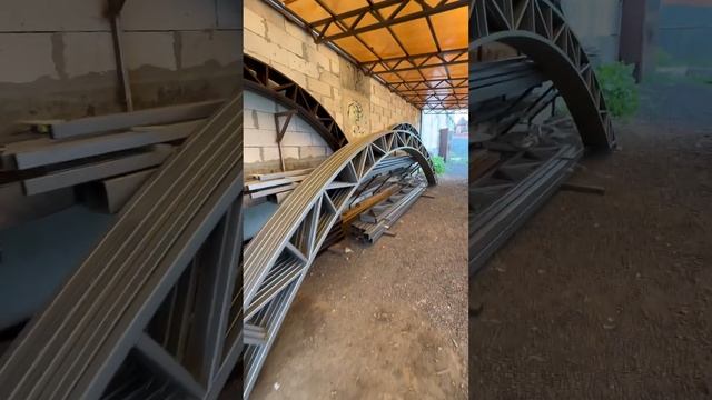 Покраска стропильных ферм для металлических конструкций