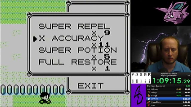 [Old PB] Pokemon Yellow Any% Glitchless PB (2:10igt) смотреть онлайн