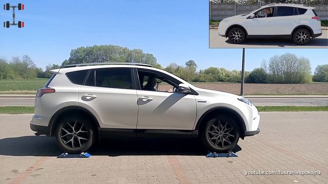 Toyota RAV4 Hybrid AWD-i - 4x4 Test On Rollers - Diagonal, Side, Front