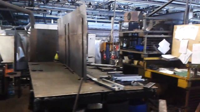 Рабочее место сварщика в Польше.