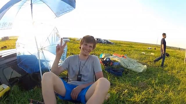 Клуб Горизонт - полеты на параплане, лебедка, Степанщино 07.06.14 смотреть онлайн