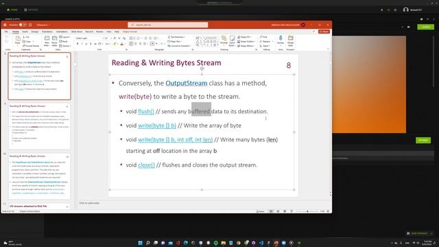 java Input and output streams смотреть онлайн