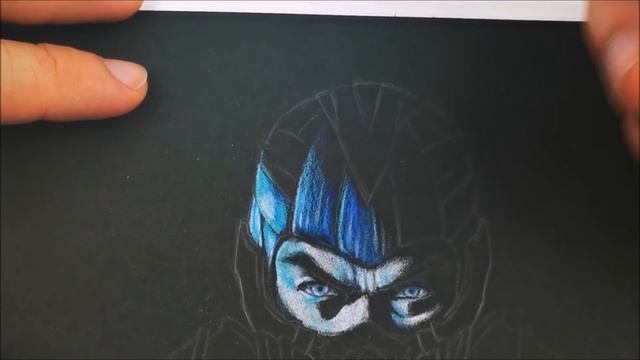 Como dibujar a SUB-ZERO con Lápices de colores Mortal Kombat || How To Draw Sub-Zero || DibujAme Un смотреть онлайн