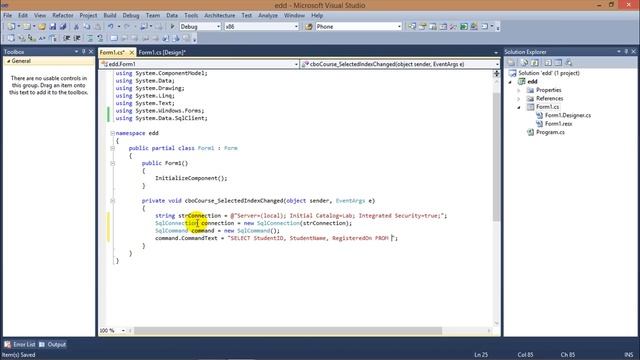 C# Programming-Show data in Grid View From Combo Box смотреть онлайн