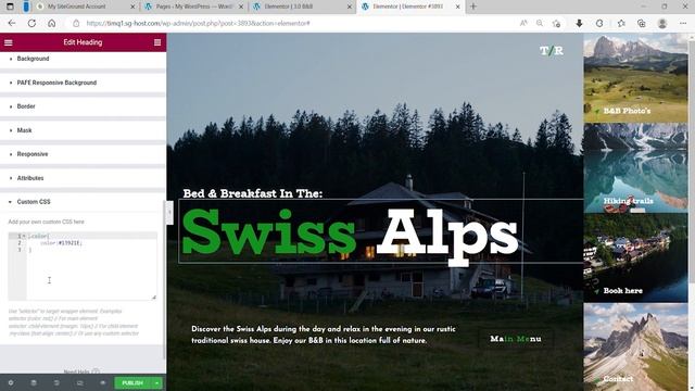 Create This Elementor Page With Custom CSS Menu And Responsive Main Section - Template Redesign смотреть онлайн