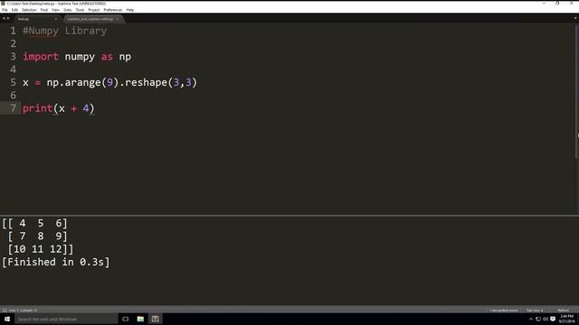 Python_2_Basic Operations with Numpy Library смотреть онлайн