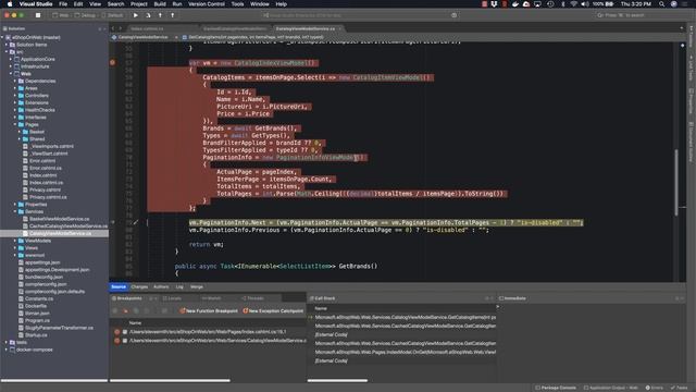 Visual Studio for Mac + ASP.NET Core – Getting started with ASP.NET Core using eShopOnWeb смотреть онлайн