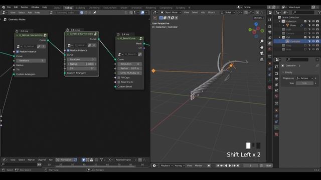 [Tut] Procedural Rope Animation - Blender Geometry Nodes 3.1 Field смотреть онлайн