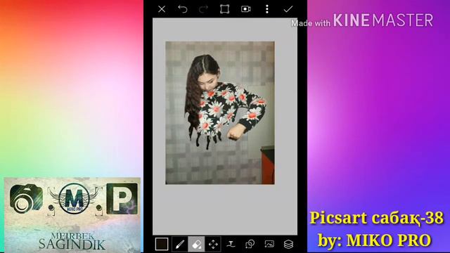 " Суретші - Artist" - Қазақша Фотошоп Picsart. Урок фотошоп Picsart. Picsart tutorial editor, edit смотреть онлайн