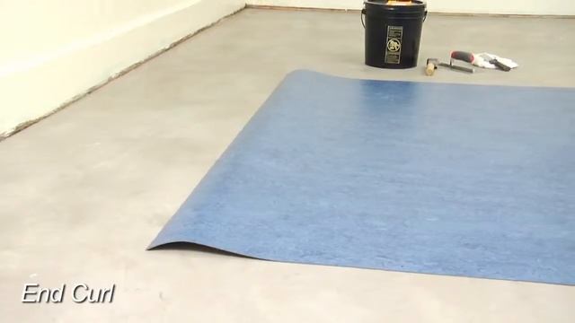 Укладка натурального линолеума Forbo Marmoleum