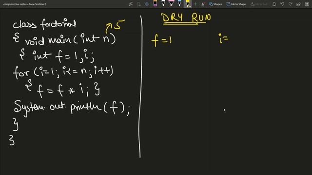 Factorial of a Number using for loop | Code with Dry Run | ICSE 9th-12th смотреть онлайн