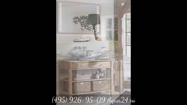 Обзор мебели для ванной в ретро стиле от Aqua24.ru смотреть онлайн