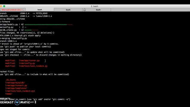Using Git to stash and apply changes смотреть онлайн