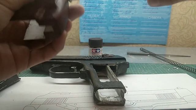 пистолет Макарова из бумаги/недофинал
