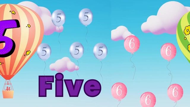 Lets Learn Numbers 1 -10 with its spelling - Preschool Learning - kids Education смотреть онлайн