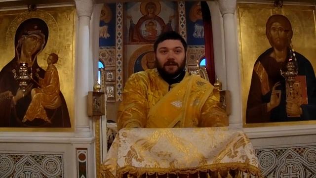 Проповедь диакона Димитрия в день памяти преподобного Алипия столпника (09.12.17) смотреть онлайн