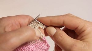 простой подгиб по низу изделия ¦ как выполнить подгиб спицами