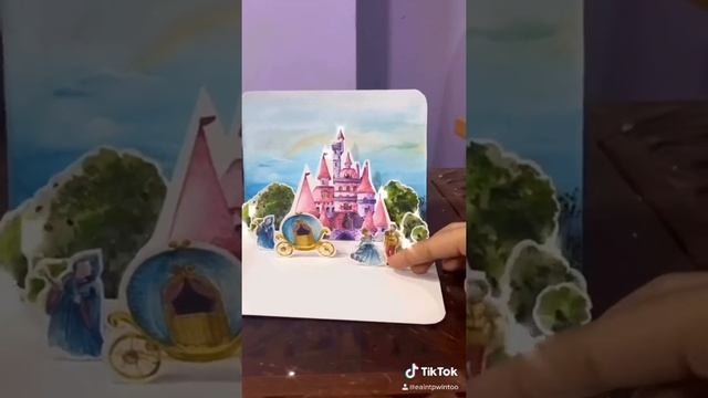 pop up card with a Cindrella Story смотреть онлайн