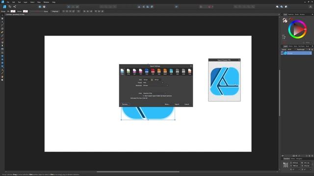 Export A PNG With A Transparent Background In Affinity Designer