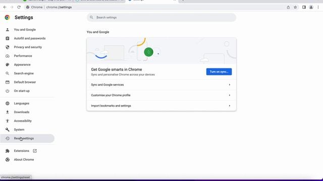 How To Reset Google Chrome On MacBook