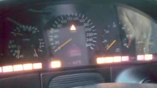 Mercedes-Benz W140 S300 Turbo Diesel Cold Start  -7C