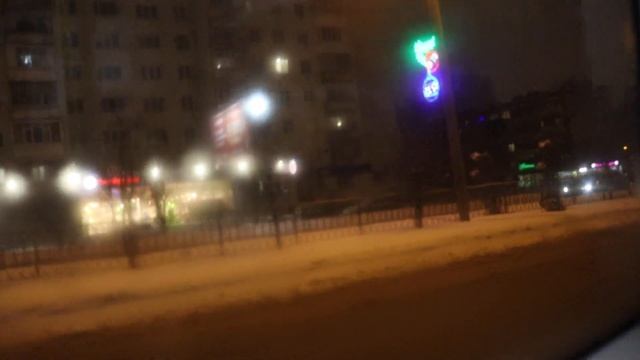 (Снегопад) Поездка на автобусе МАЗ-203.069 № 02433 по маршруту №90 в Казани смотреть онлайн