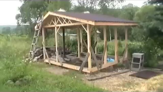 Как построить беседку своими руками смотреть онлайн
