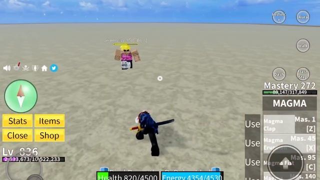 Magma + water Kung fu combo Blox fruits смотреть онлайн