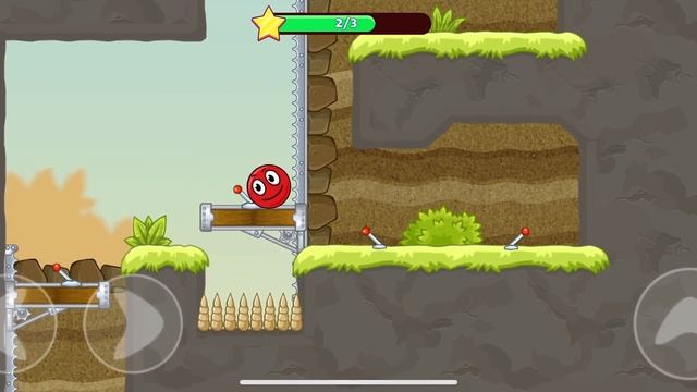 Red ball 5 Gameplay Walkthrough level 31-40 iOS смотреть онлайн
