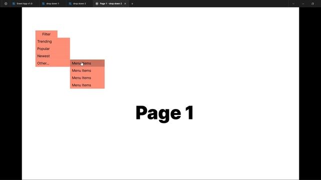 FIGMA - drop dowm menu -multiple layers смотреть онлайн